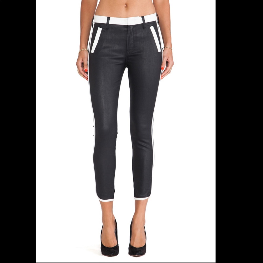 7 For All Mankind Women's Sportif Crop Jean Sz 28 - Picture 3 of 9